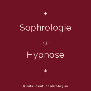 Quelle est la différence entre la Sophrologie et l'Hypnose ?